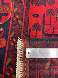 27528 - Khal Mohammad Hand-Knotted/Handmade Afghan Rug/Carpet/Traditional/Authentic/Size: 4'8" x 3'4"/142cm x 102cm