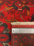 27516 - Khal Mohammad Hand-Knotted/Handmade Afghan Rug/Carpet/Traditional/Authentic/Size: 4'8" x 3'3"/142cm x 99cm