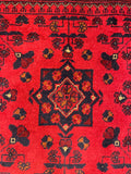 27520 - Khal Mohammad Hand-Knotted/Handmade Afghan Rug/Carpet/Traditional/Authentic/Size: 5'0" x 3'4"/152cm x 102cm