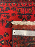 27520 - Khal Mohammad Hand-Knotted/Handmade Afghan Rug/Carpet/Traditional/Authentic/Size: 5'0" x 3'4"/152cm x 102cm