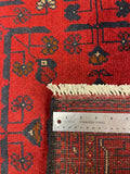 27519 - Khal Mohammad Hand-Knotted/Handmade Afghan Rug/Carpet/Traditional/Authentic/Size: 4'9" x 3'4"/145cm x 102cm