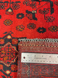 27583- Khal Mohammad Hand-Knotted/Handmade Afghan Rug/Carpet/Traditional/Authentic/Size: 5'1" x 3'4"/155cm x 102cm