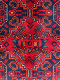27834-Chobi Ziegler Handmade/Hand-knotted Afghan Rug/Carpet Tribal/Nomadic Authentic/ Size: 4'9" x 3'3" / 145cm x 99cm