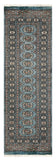 27637-Bokhara Hand-Knotted/Handmade Pakistani Rug/Carpet Tribal/Nomadic Authentic/ Size: 6'2" x 2'1"/188cm ×64cm