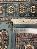 27638-Bokhara Hand-Knotted/Handmade Pakistani Rug/Carpet Tribal/Nomadic Authentic/ Size: 5'8" x 2'2"/173cm ×66cm