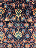 27441-Hamadan Hand-Knotted/Handmade Persian Rug/Carpet Tribal/Nomadic Authentic/ Size: 9'9" x 3'1"/297cm x 94cm