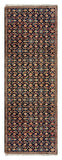 27182-Hamadan Hand-Knotted/Handmade Persian Rug/Carpet Tribal/Nomadic Authentic/ Size: 9'10" x 3'3"/300cm x 98cm