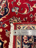27333-Kashan Hand-Knotted/Handmade Persian Rug/Carpet Traditional/Authentic/Size: 6'6" x 2'9" /199cm x 83cm