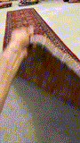 27409-Sarough Hand-Knotted/Handmade Persian Rug/Carpet Traditional Authentic/ Size: 14'3"x 2'8"/434cm x 81cm