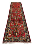 27307-Sarough Hand-Knotted/Handmade Persian Rug/Carpet Traditional Authentic/ Size: 10'3"x 2'9"/313cm x 83cm