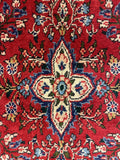 27306-Sarough Hand-Knotted/Handmade Persian Rug/Carpet Traditional Authentic/ Size: 10'4"x 2'4"/315cm x 72cm