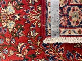 27306-Sarough Hand-Knotted/Handmade Persian Rug/Carpet Traditional Authentic/ Size: 10'4"x 2'4"/315cm x 72cm
