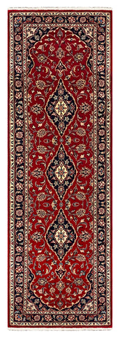 27336-Kashan Hand-Knotted/Handmade Persian Rug/Carpet Traditional/Authentic/Size: 8'2" x 2'7" /248cm x 80cm