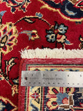27336-Kashan Hand-Knotted/Handmade Persian Rug/Carpet Traditional/Authentic/Size: 8'2" x 2'7" /248cm x 80cm