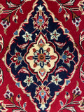 27334-Kashan Hand-Knotted/Handmade Persian Rug/Carpet Traditional/Authentic/Size: 6'8" x 2'9" /202cm x 83cm