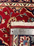 27334-Kashan Hand-Knotted/Handmade Persian Rug/Carpet Traditional/Authentic/Size: 6'8" x 2'9" /202cm x 83cm