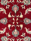27228-Mashad Hand-Knotted/Handmade Persian Rug/Carpet Traditional Authentic/ Size: 6'5" x 2'6"/195cm x 76cm