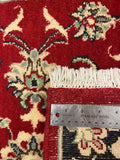 27228-Mashad Hand-Knotted/Handmade Persian Rug/Carpet Traditional Authentic/ Size: 6'5" x 2'6"/195cm x 76cm