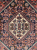 27265-Sarough Hand-Knotted/Handmade Persian Rug/Carpet Traditional Authentic/ Size: 4'1"x 2'4"/124cm x 70cm