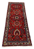 27345-Hamadan Hand-Knotted/Handmade Persian Rug/Carpet Tribal/Nomadic Authentic/ Size: 6'1" x 2'6"/185cm x 75cm