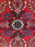 27345-Hamadan Hand-Knotted/Handmade Persian Rug/Carpet Tribal/Nomadic Authentic/ Size: 6'1" x 2'6"/185cm x 75cm