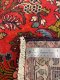 27345-Hamadan Hand-Knotted/Handmade Persian Rug/Carpet Tribal/Nomadic Authentic/ Size: 6'1" x 2'6"/185cm x 75cm