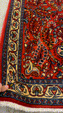 27251-Sarough Hand-Knotted/Handmade Persian Rug/Carpet Traditional Authentic/ Size: 7'4"x 2'7"/224cm x 80cm