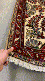 27300-Sarough Hand-Knotted/Handmade Persian Rug/Carpet Traditional Authentic/ Size: 6'1"x 2'4"/185cm x 70cm