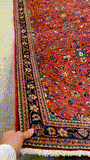 27299-Sarough Hand-Knotted/Handmade Persian Rug/Carpet Traditional Authentic/ Size: 6'0"x 2'9"/184cm x 85cm