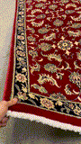 27229-Mashad Hand-Knotted/Handmade Persian Rug/Carpet Traditional Authentic/ Size: 9'6" x 2'7"/290cm x 78cm