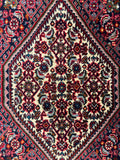 27209-Bidjar Hand-Knotted/Handmade Persian Rug/Carpet Traditional/ Authentic/ Size: 7'4"x 2'4"/224cm x 70cm