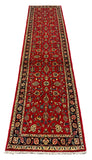 27227-Kashan Hand-Knotted/Handmade Persian Rug/Carpet Traditional/Authentic/Size: 9'10" x 2'6" /300cm x 75cm