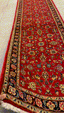 27227-Kashan Hand-Knotted/Handmade Persian Rug/Carpet Traditional/Authentic/Size: 9'10" x 2'6" /300cm x 75cm