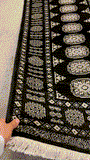 27598-Bokhara Hand-Knotted/Handmade Pakistani Rug/Carpet Tribal/Nomadic Authentic/ Size: 9'9" x 2'5"/297 cm × 74 cm