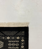 27599-Bokhara Hand-Knotted/Handmade Pakistani Rug/Carpet Tribal/Nomadic Authentic/ Size: 10'0" x 2'6"/305 cm × 76 cm