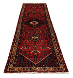 27457-Hamadan Hand-Knotted/Handmade Persian Rug/Carpet Tribal/Nomadic Authentic/ Size: 9'10" x 3'4"/300cm x 102cm