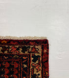 27457-Hamadan Hand-Knotted/Handmade Persian Rug/Carpet Tribal/Nomadic Authentic/ Size: 9'10" x 3'4"/300cm x 102cm