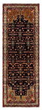27455-Hamadan Hand-Knotted/Handmade Persian Rug/Carpet Tribal/Nomadic Authentic/ Size: 8'9" x 3'1"/267cm x 94cm