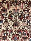 27432-Hamadan Hand-Knotted/Handmade Persian Rug/Carpet Tribal/Nomadic Authentic/ Size: 9'10" x 3'4"/300cm x 102cm