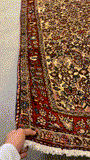 27432-Hamadan Hand-Knotted/Handmade Persian Rug/Carpet Tribal/Nomadic Authentic/ Size: 9'10" x 3'4"/300cm x 102cm