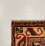 27430-Hamadan Hand-Knotted/Handmade Persian Rug/Carpet Tribal/Nomadic Authentic/ Size: 10'0" x 3'3"/305cm x 99cm