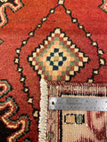 27430-Hamadan Hand-Knotted/Handmade Persian Rug/Carpet Tribal/Nomadic Authentic/ Size: 10'0" x 3'3"/305cm x 99cm