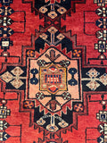 27443-Hamadan Hand-Knotted/Handmade Persian Rug/Carpet Tribal/Nomadic Authentic/ Size: 9'8" x 3'4"/295cm x 102cm