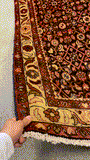 27428-Hamadan Hand-Knotted/Handmade Persian Rug/Carpet Tribal/Nomadic Authentic/ Size: 9'2" x 3'4"/279cm x 102cm