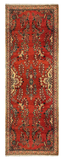 27461-Hamadan Hand-Knotted/Handmade Persian Rug/Carpet Tribal/Nomadic Authentic/ Size: 9'0" x 3'2"/274cm x 97cm