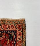 27461-Hamadan Hand-Knotted/Handmade Persian Rug/Carpet Tribal/Nomadic Authentic/ Size: 9'0" x 3'2"/274cm x 97cm