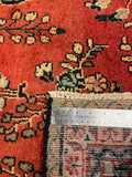 27461-Hamadan Hand-Knotted/Handmade Persian Rug/Carpet Tribal/Nomadic Authentic/ Size: 9'0" x 3'2"/274cm x 97cm