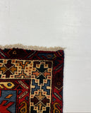 27463-Hamadan Hand-Knotted/Handmade Persian Rug/Carpet Tribal/Nomadic Authentic/ Size: 9'0" x 3'3"/274cm x 99cm