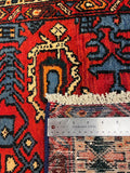 27463-Hamadan Hand-Knotted/Handmade Persian Rug/Carpet Tribal/Nomadic Authentic/ Size: 9'0" x 3'3"/274cm x 99cm