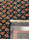 27454-Sarough Hand-Knotted/Handmade Persian Rug/Carpet Traditional Authentic/ Size: 8'6"x 3'6"/259cm x 107cm